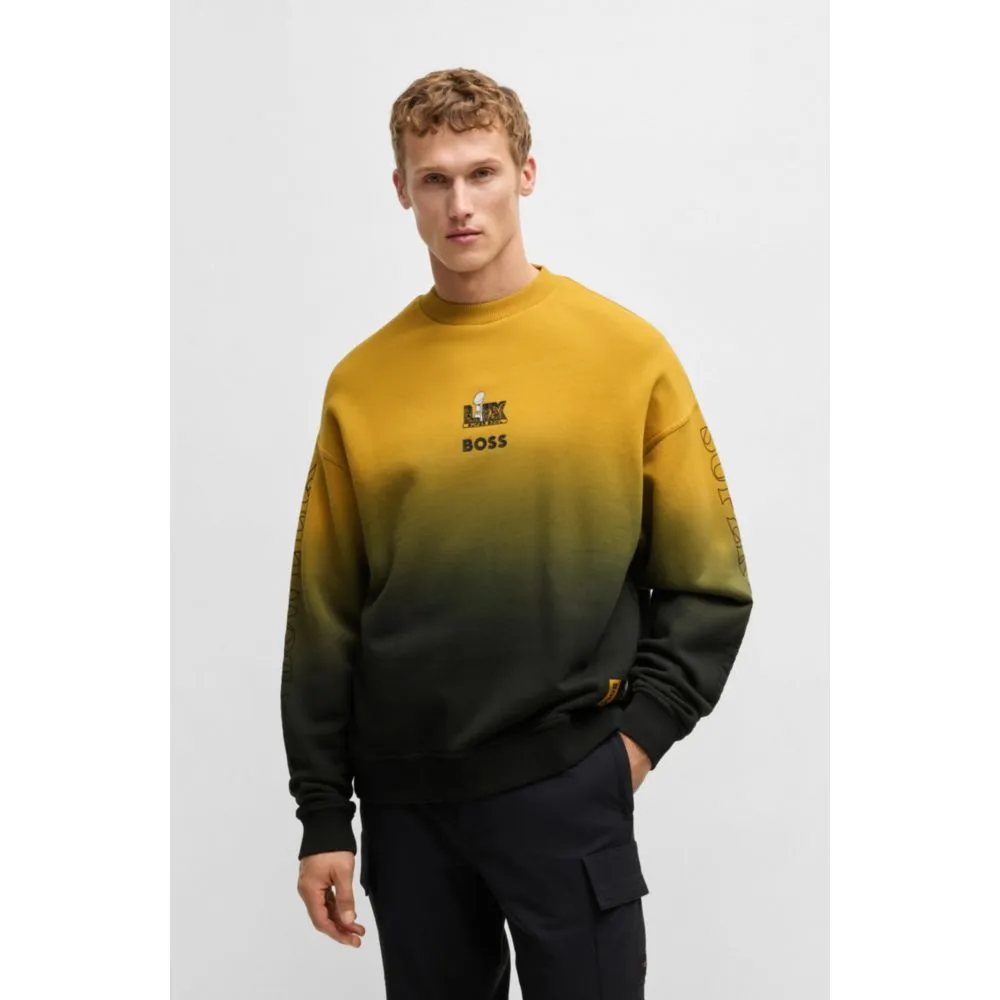 x NFL cotton sweatshirt with gold-tone embroidery