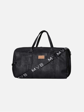 Xcape Vegan Leather Duffle Bag | Black