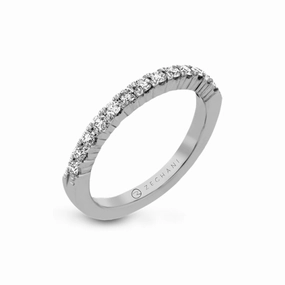 Zeghani Flower Crown Halo Wedding Band ZR90